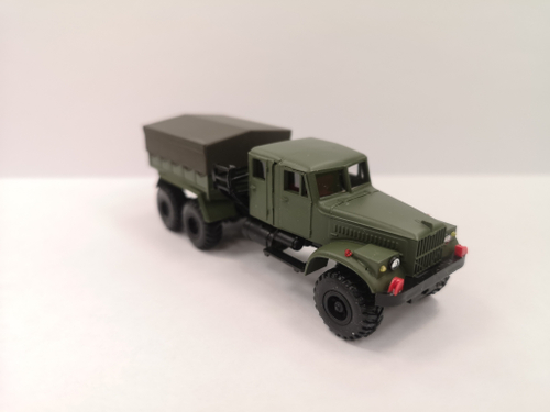 КРАЗ 255 тягач с двойной кабиной, военный H0 1:87
