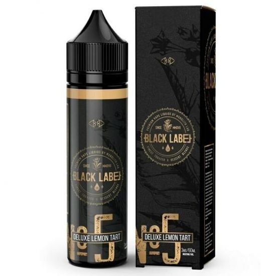 Жидкость Black Label (60 мл, 3 мг) No5 Deluxe Lemon Tart