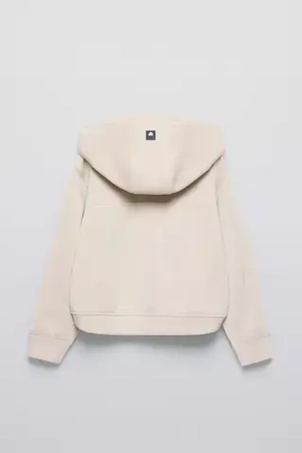 ZARA ХУДИ ИЗ СМЕСОВОГО МОДАЛА, ПЕСОЧНЫЙ