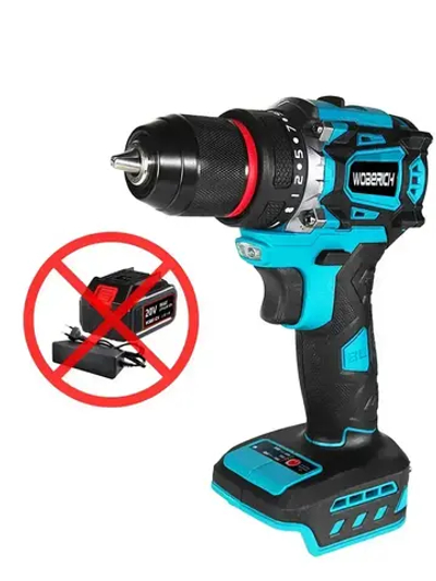 10mm Дрель-Шуруповерт, Бесщеточный шуруповерт аккумуляторный 0 акб