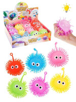 Мякиш Сказочное существо Лохматик 12x12 см., свет, эл.пит.AG3*3шт.вх.в комплекте, в ассорт., дисплей