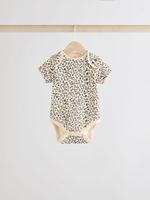 Боди с коротким рукавом для малышей Next E19-748, 3 шт., Бежевый, Светло-коричневый