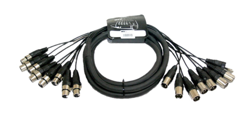 INVOTONE SNX83 - Кабель, 8 XLR MALE*8 XLR FEMALE, длина 3 метра