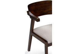 Деревянный стул Velma dirty oak / light beige