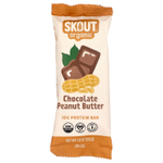 Skout Organic, протеиновый батончик, шоколад и арахисовая паста, 12 батончиков по 55 г (1,9 унции)