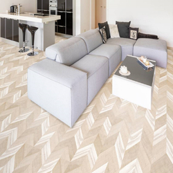 Пробковый пол Chevron Creme