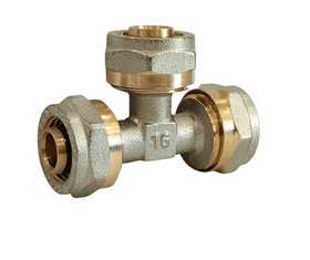 Тройник м/п 16х16х16