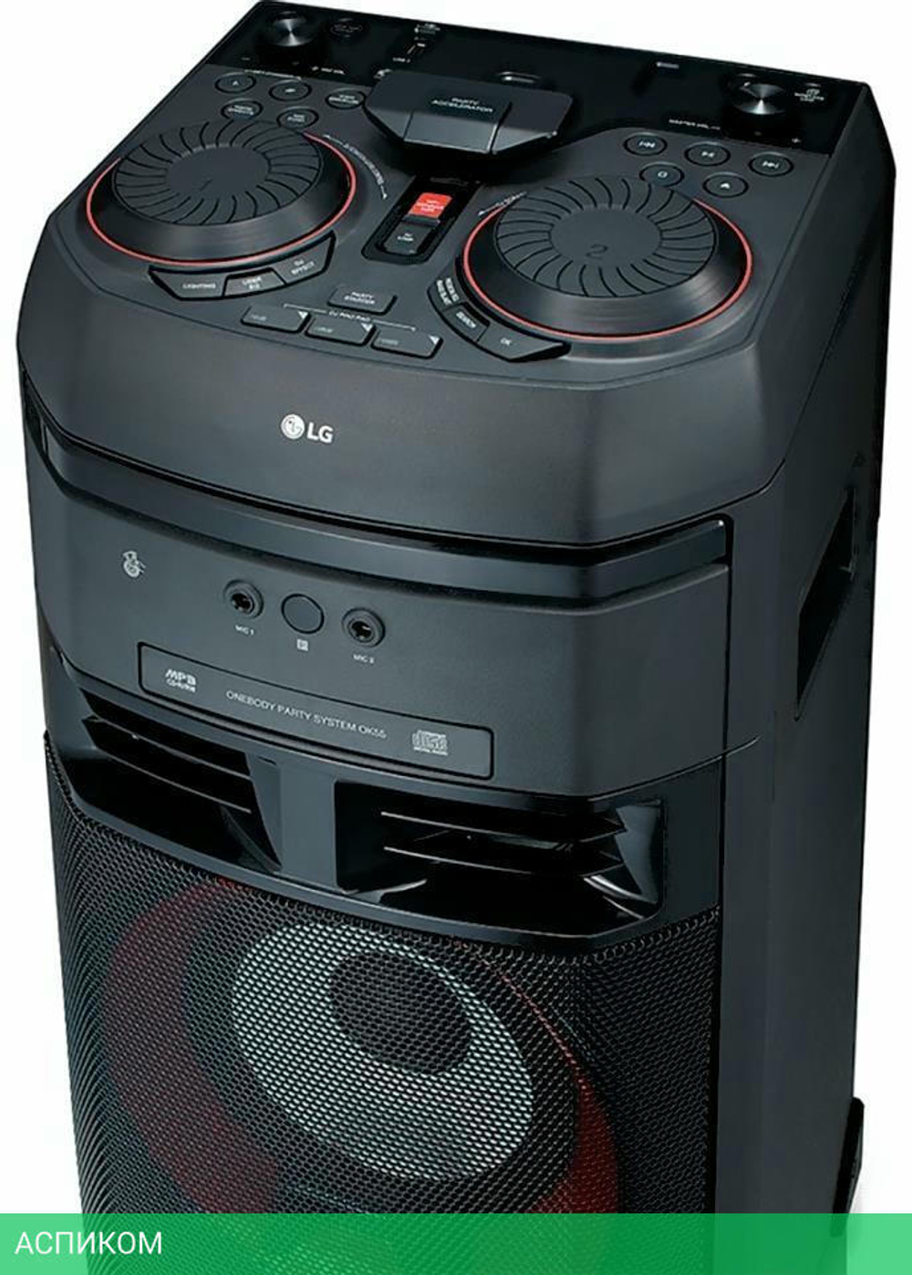 Музыкальный центр LG X-Boom черный (OK65)