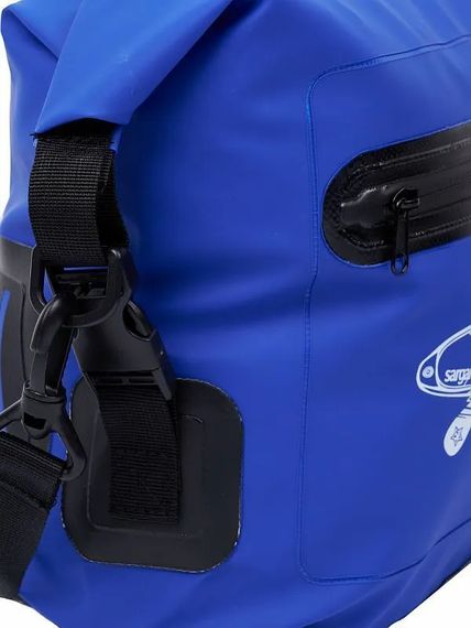 Гермосумка через плечо Sargan Скелетон-САП/Пляжка с доп.карманом 10 л синий