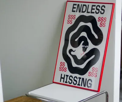 Постер на холсте Hissing