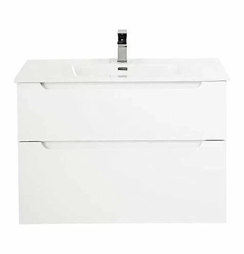 Тумба с раковиной BelBagno ETNA H60 2C 80 Bianco Lucido