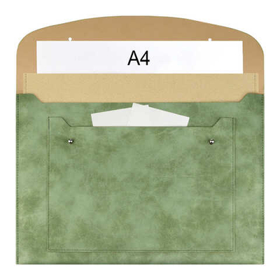 Папка для документов ESCALADA, формат А4+, мягкий переплёт, запаянный край, искусственная кожа