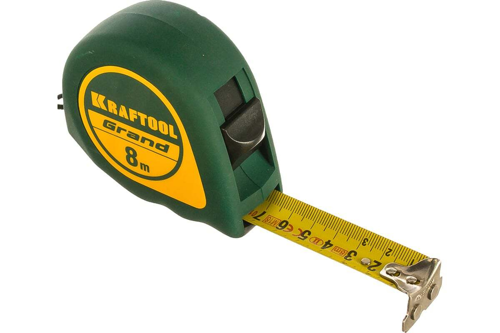 KRAFTOOL  Grand 8м х 25мм, Рулетка (34022-08-25)