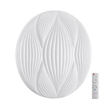 7686/EL PALE SN 204 Светильник пластик/белый LED 70Вт 3000-6000К D480 IP43 пульт ДУ HIMAR