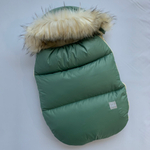 Конверт на выписку с комбинезоном "Winter", меховой (конверт,кокон, чепчик)