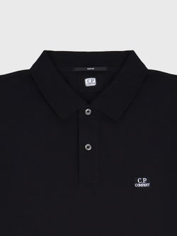 Поло C.Р. Company Stretch Piquet Slim Black
