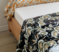 Постельное белье 2 спальное евро Blanc des Vosges Florea ambre