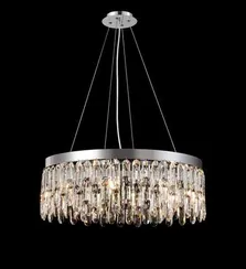 F6-ф600*H220(1200) CHROME (1) Люстра (NW)