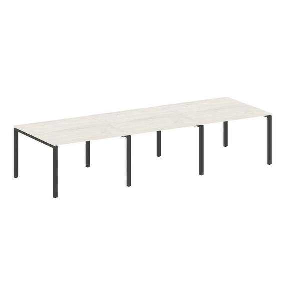 Метал Систем Переговорный стол (3 столешницы) на П-оразном м/к БП.ПРГ-3.2