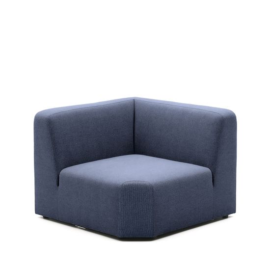 Угловой модульный диван Neom синего цвета 75 см