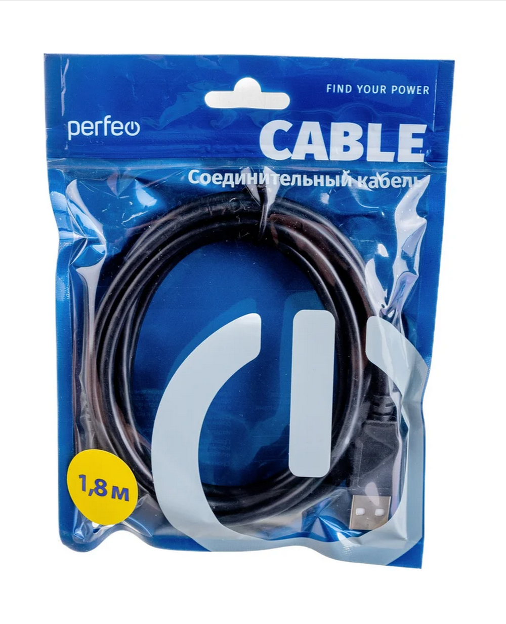 Кабель USB x MiniUSB (BM5P) -1.8 м. Perfeo U4302