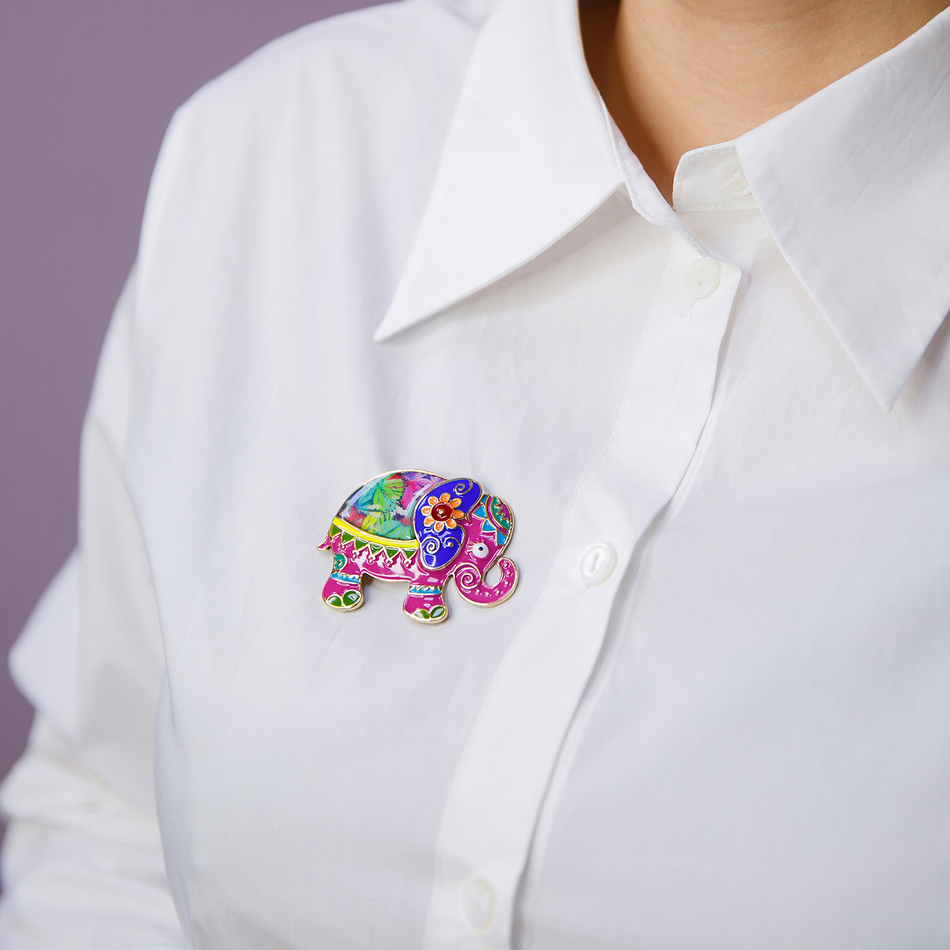 Брошь Shadore Слон XZ2293.27 M/G