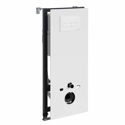 Инсталляция для унитаза WasserKraft Abens 20TLT.010.ME.WH.WM03 белая панель/кнопка белая матовая