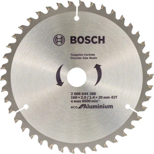 Пильный диск Eco for Aluminium, 160х20х2 мм, Z42 BOSCH 2608644388