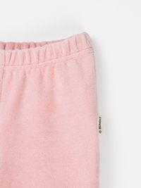 Брюки клеш из велюра "Розовый зефир"