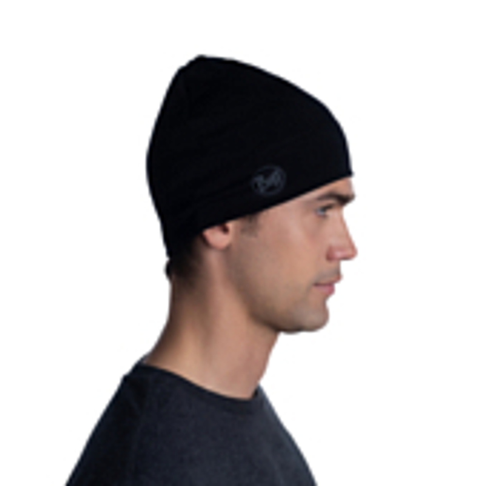 Шапка Buff Merino Migweight Hat Solid Black (US:one size)
