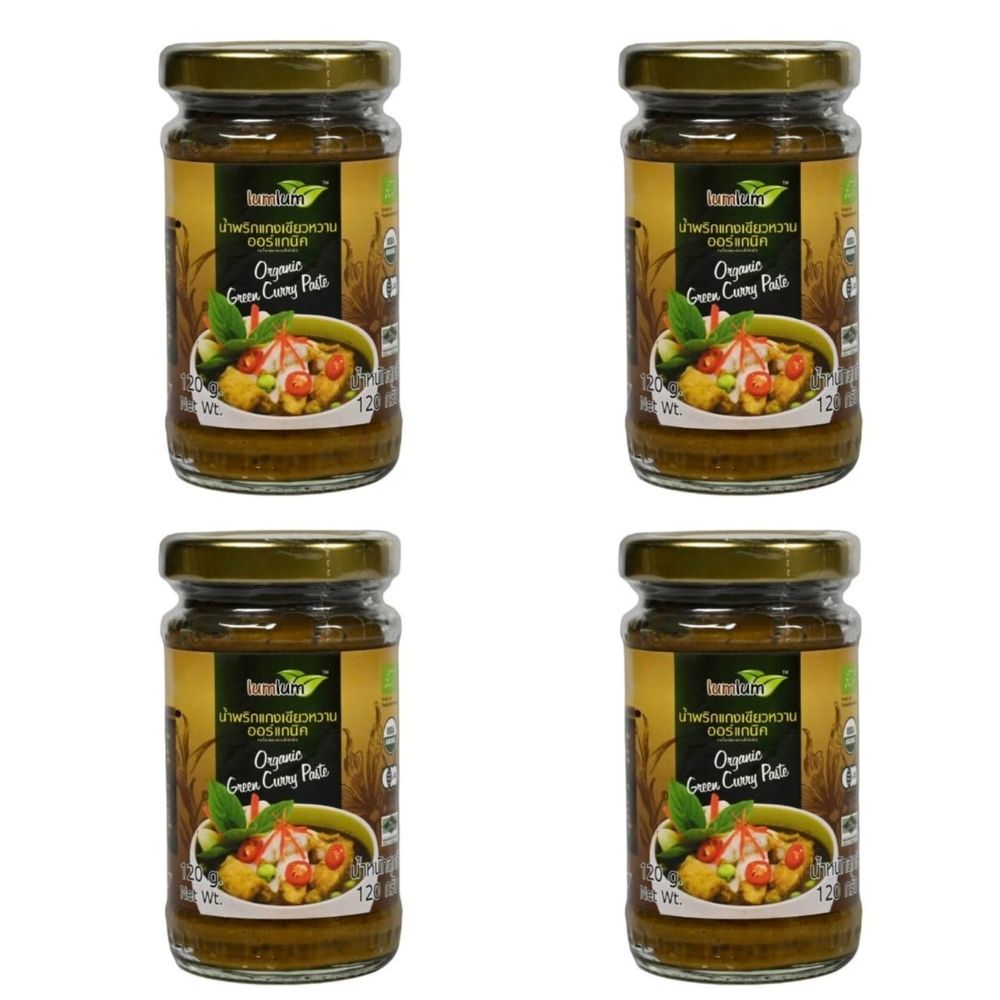 Паста Lum Lum Organic Карри зеленая 120 мл x 4 шт
