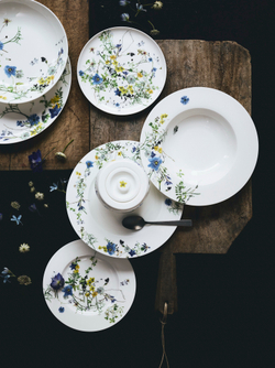 Тарелка суповая 21см Rosenthal Альпийские цветы