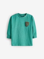 Лонгслив для мальчика Next 642-808, 3 шт., Белый, Фиолетовый, Зеленый