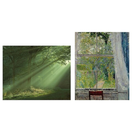 IKEA BILD  (ИКЕА БИЛД)  -  Плакат, зеленый вид, 40x50 см