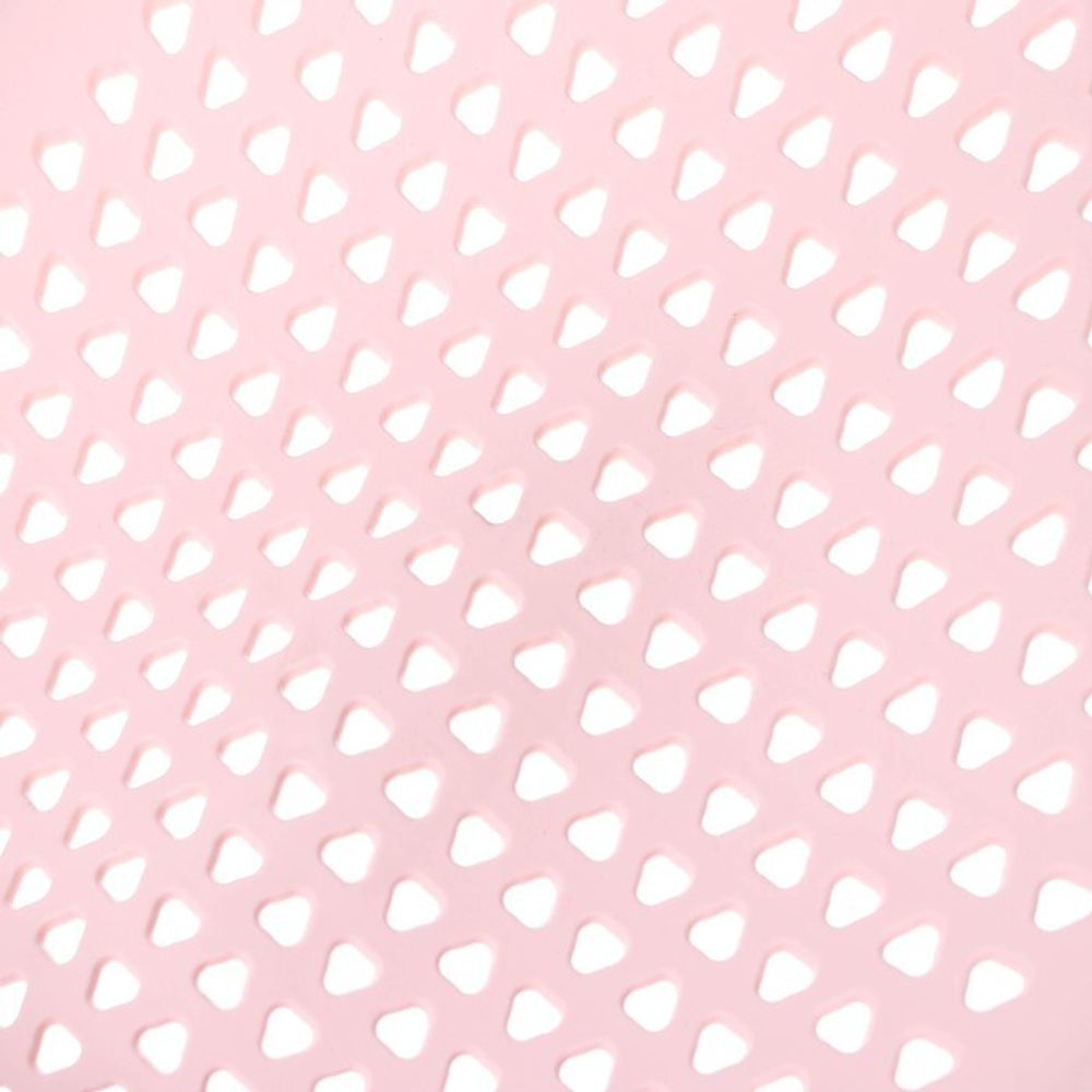 6895051 Лежак - горка для купания, цвет белый/розовый 0-6 мес, р-р 43х30х19см