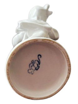 Фарфоровая статуэтка "Школьница с портфелем" ЛФЗ