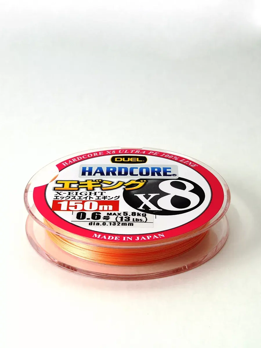 Плетеный шнур для рыбалки Duel PE Hardcore X4 Eging