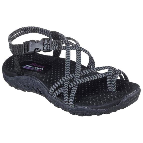 Skechers Reggae Perfect Duo 'Black Gray'