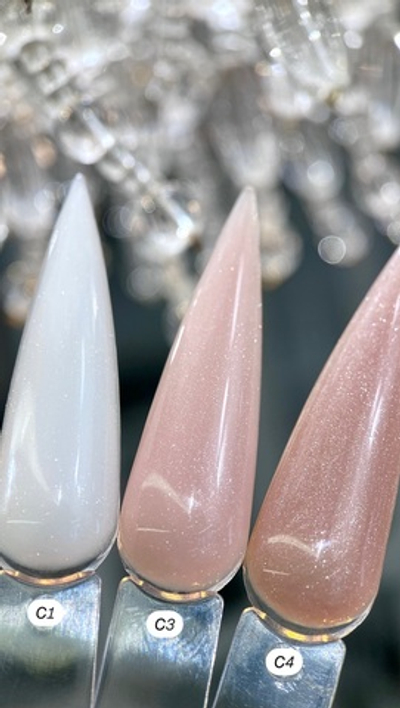 Бескислотная камуфлирующая база с блеском