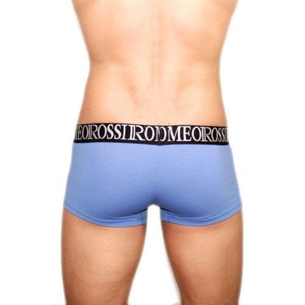 Мужские трусы хипсы голубые Romeo Rossi Bik Blue Boxers RR5002