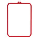 Доска для рисования двусторонняя с маркером и губкой 185х260 мм, клетка, подвес, ПИФАГОР, 236897