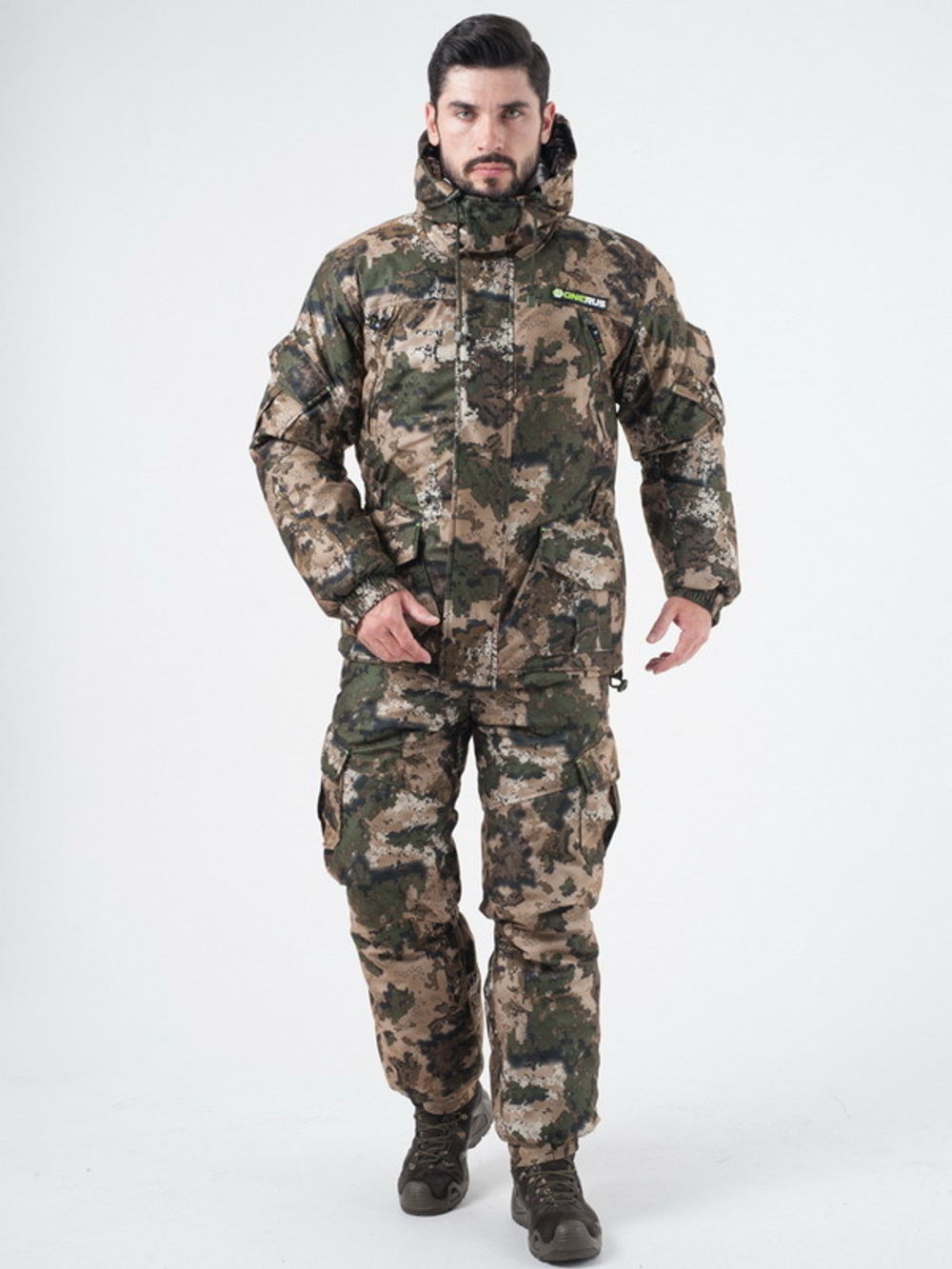 Костюм зимний ONERUS "Горный -45 (Алова), Зеленый Камо