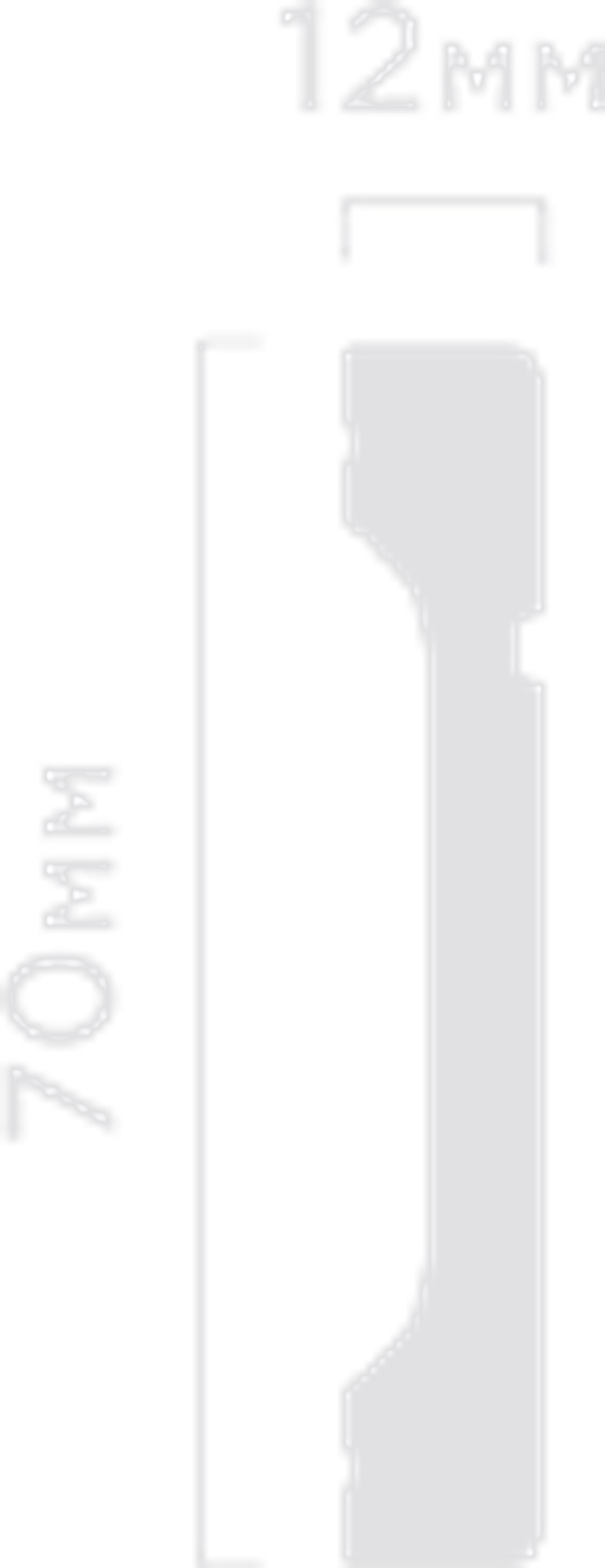 Плинтус HiWood, 70x12 мм