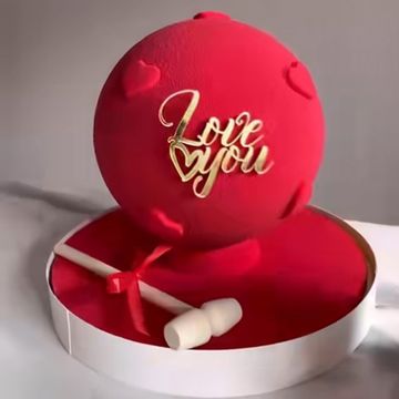 Шоу-торт бомба Love you на день всех влюбленных