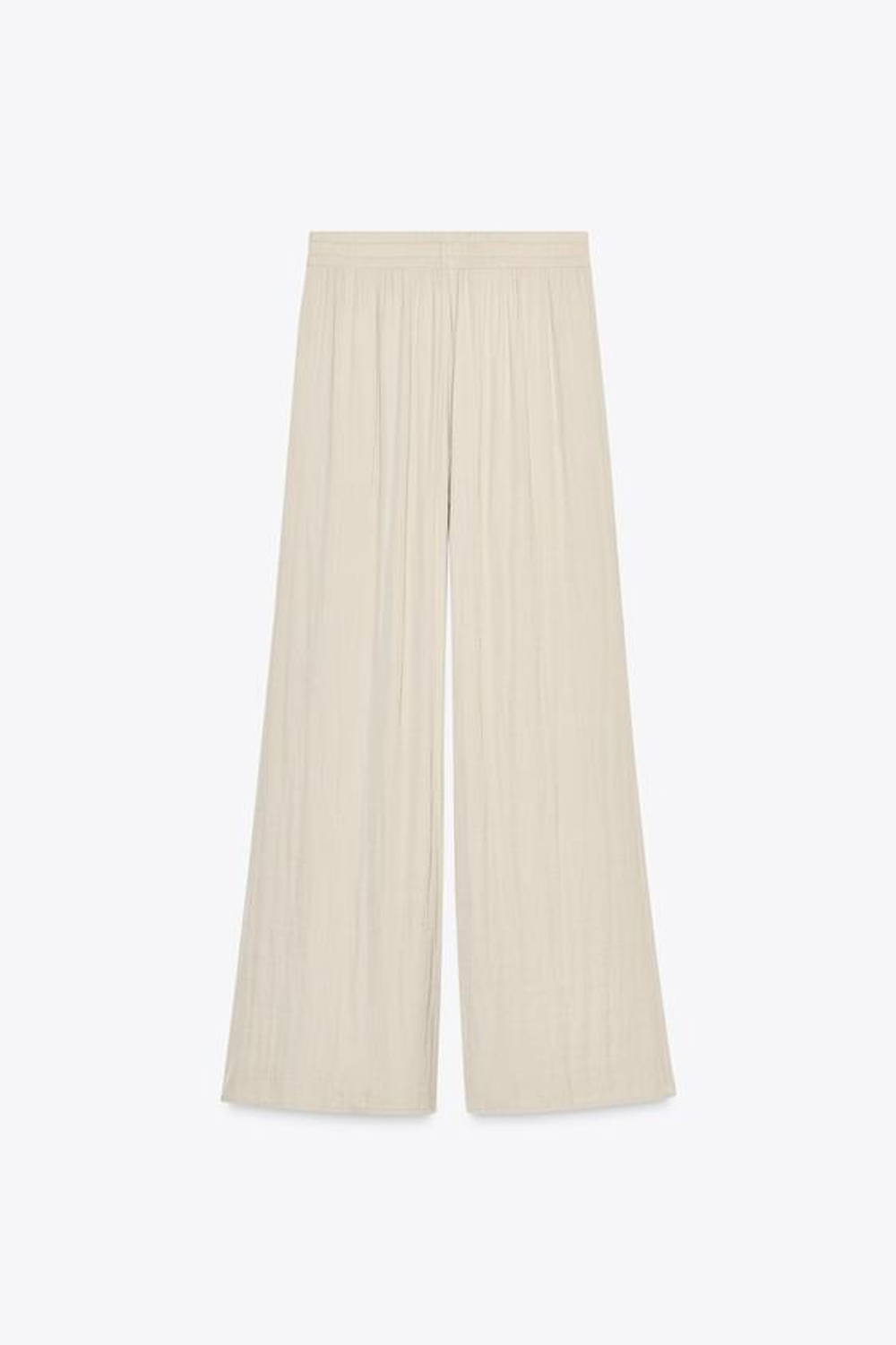 ZARA ШИРОКИЕ БРЮКИ ИЗ СТРУЯЩЕЙСЯ ТКАНИ, КАВА