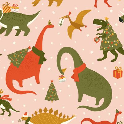 Рождество и Новый год у динозавров