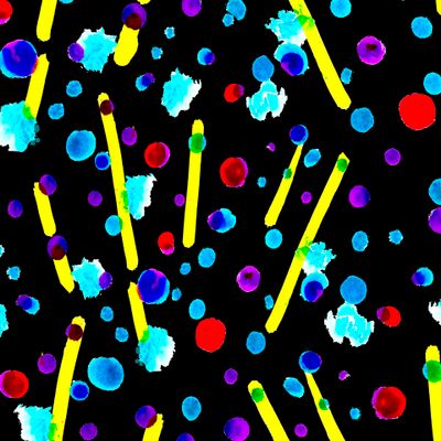 Брызги красок