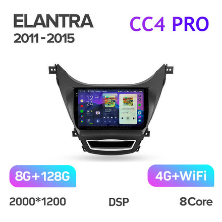 Teyes CC4 Pro 9" для Hyundai Elantra, Avante 2013-2016