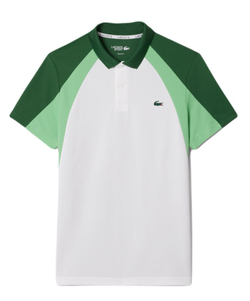 Мужское теннисное поло Lacoste Colour-Block Printed Tennis - разноцветный