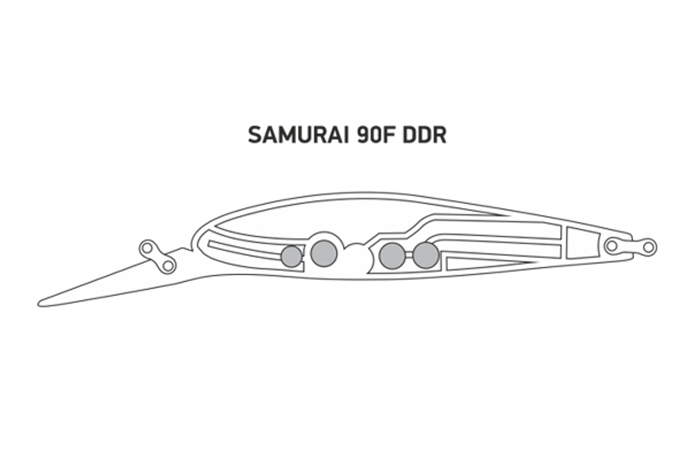 Воблер для рыбалки LureMax SAMURAI
